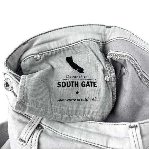 AG Adriano Goldschmeid The Prima Crop Beige Size 27 R - Picture 8 of 9